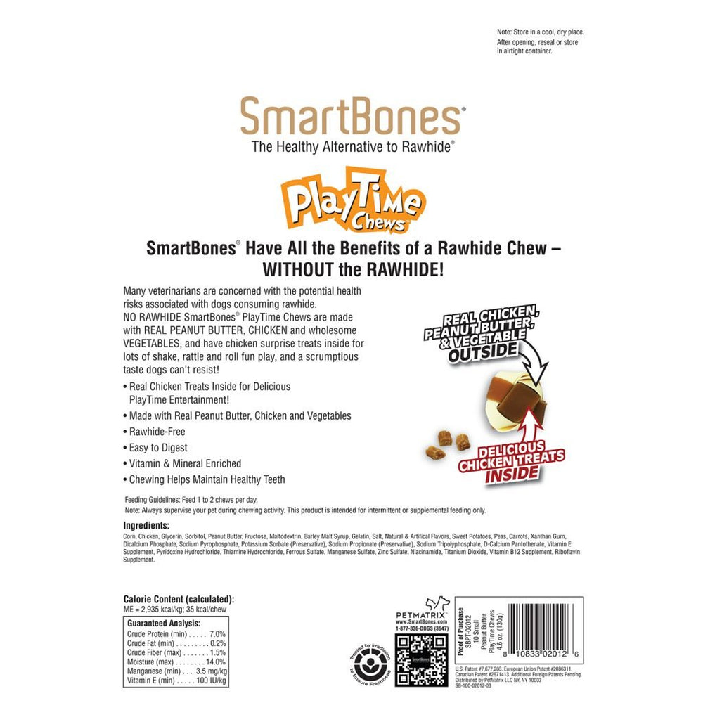 SmartBones DoubleTime Rollos PlayTime ayuda a dientes sanos al masticar
