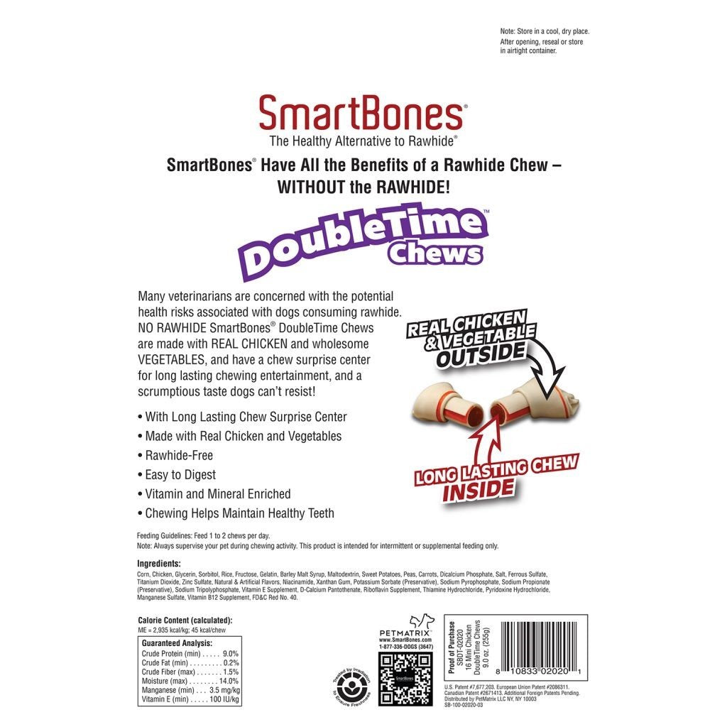 SmartBones DoubleTime mini: centro sorpresa para masticación prolongada