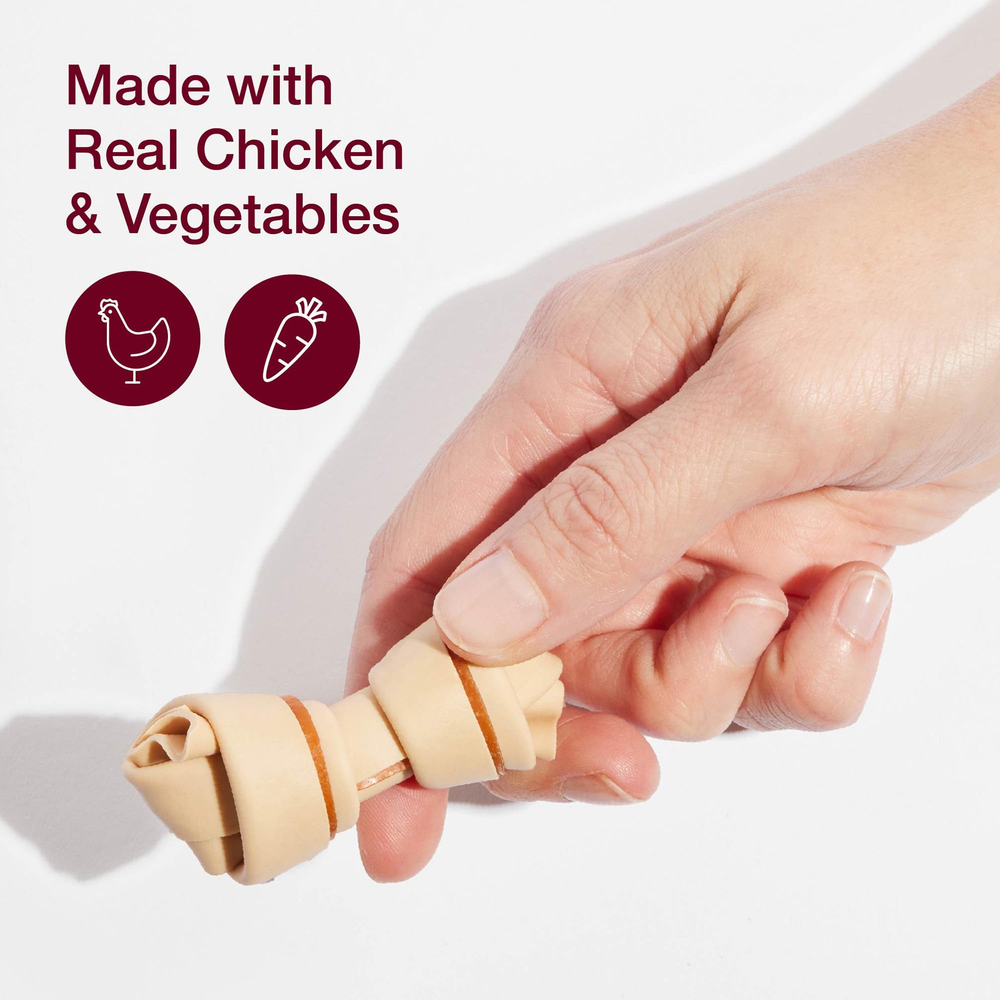 SmartBones Huesos Mini, textura crujiente para masticar con gusto.