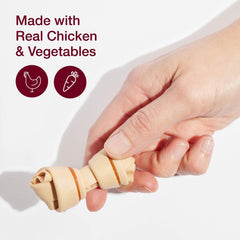 SmartBones Huesos Mini, textura crujiente para masticar con gusto.