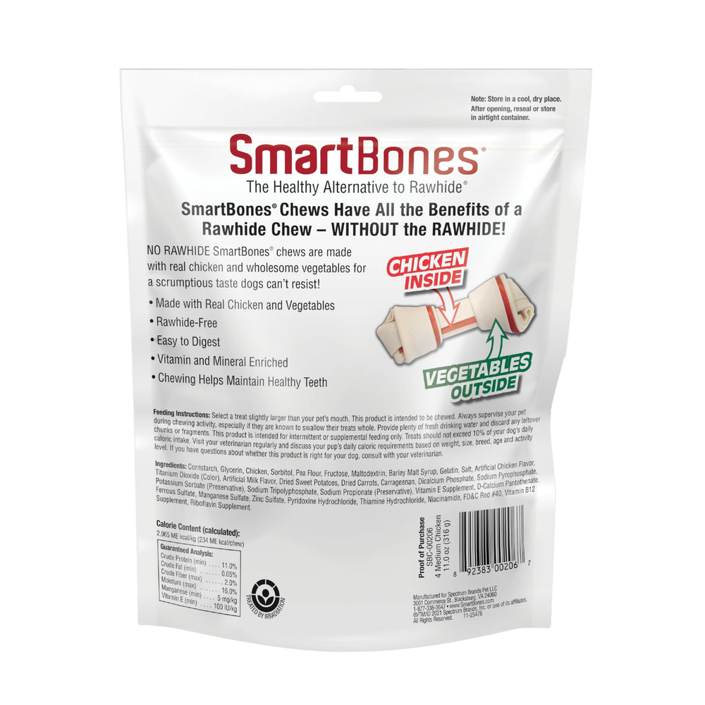 SmartBones con envoltura de verduras alrededor de carne real, sabor atractivo
