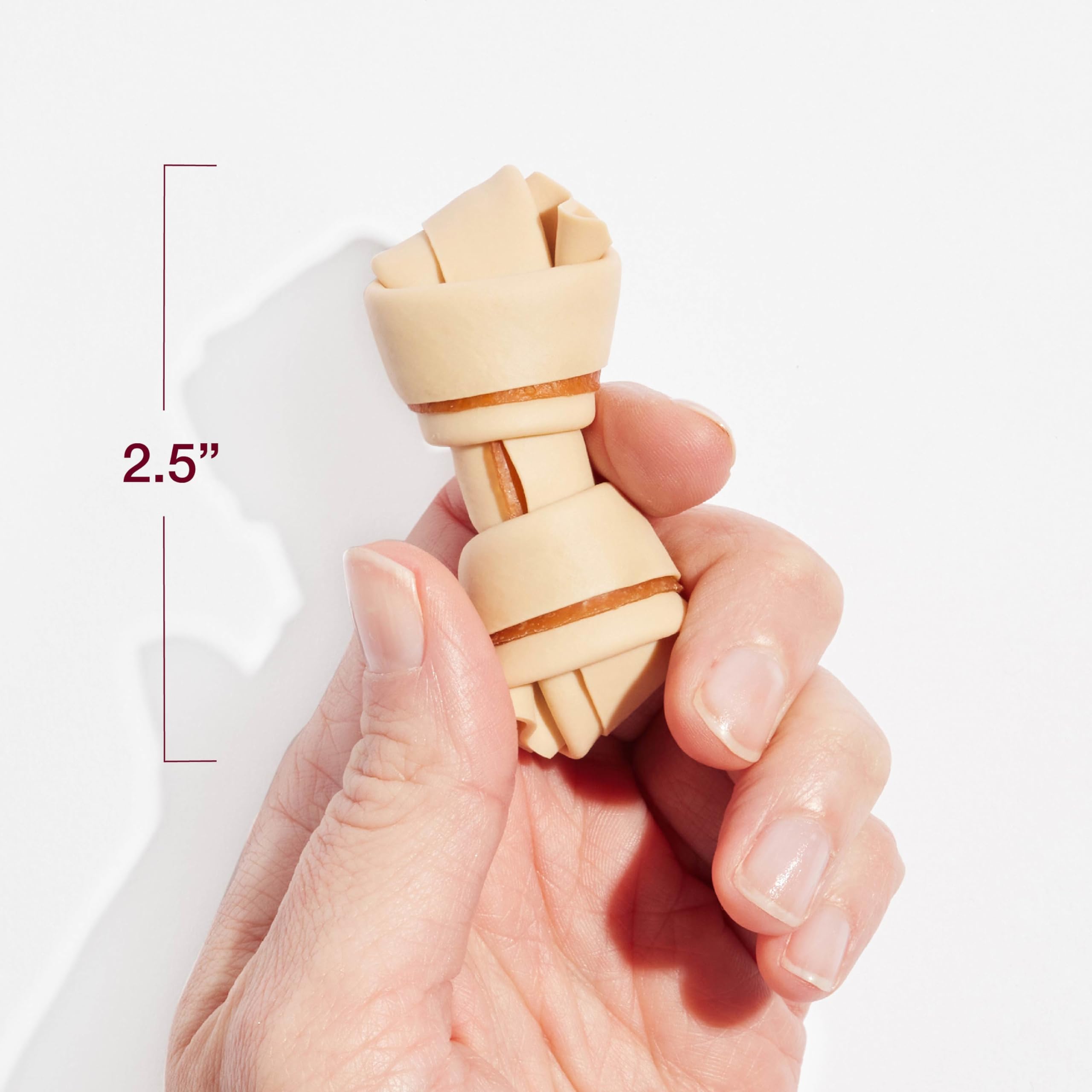 SmartBones Mini Huesos con Pollo Real, fácil de digerir y perfecto como snack suplementario.