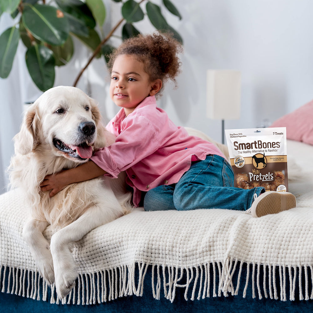 SmartBones Mini Pretzels faciles à digérer : friandise légère et digeste