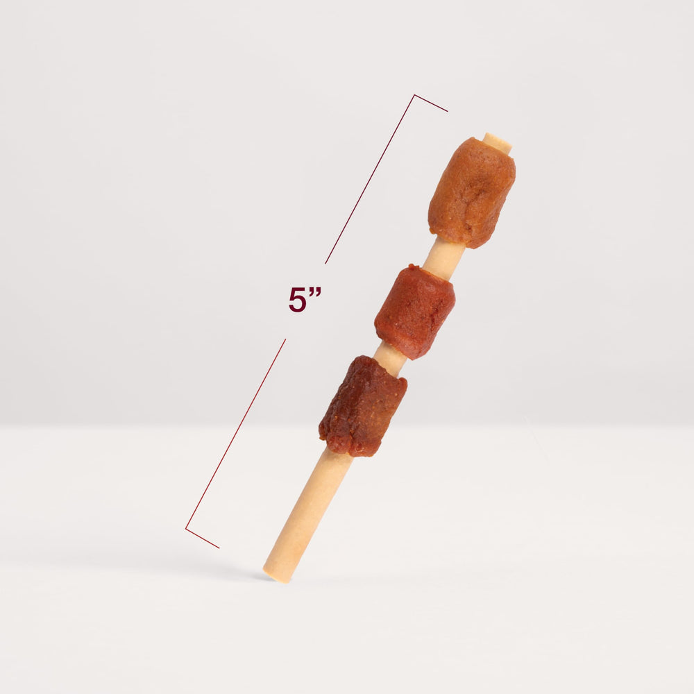 SmartBones Smart Kabobz utilisation quotidienne comme friandise complémentaire.