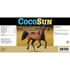 SmartEquine CocoSun: vertido de aceite para mezclarlo fácilmente.