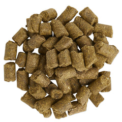 SmartEquine Equi Treats, ingredientes de heno de timoteo y harina de girasol, snack alto en fibra.