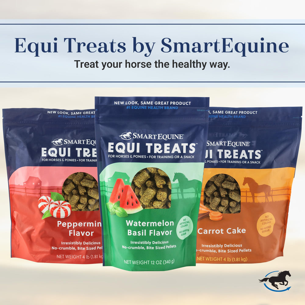SmartEquine Equi Treats, recompensa sabrosa para sesiones de manejo diario.