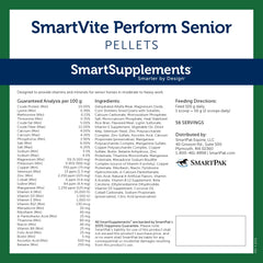 SmartEquine SmartVite Perform Senior: envase de 12,5 lb para alimentación diaria