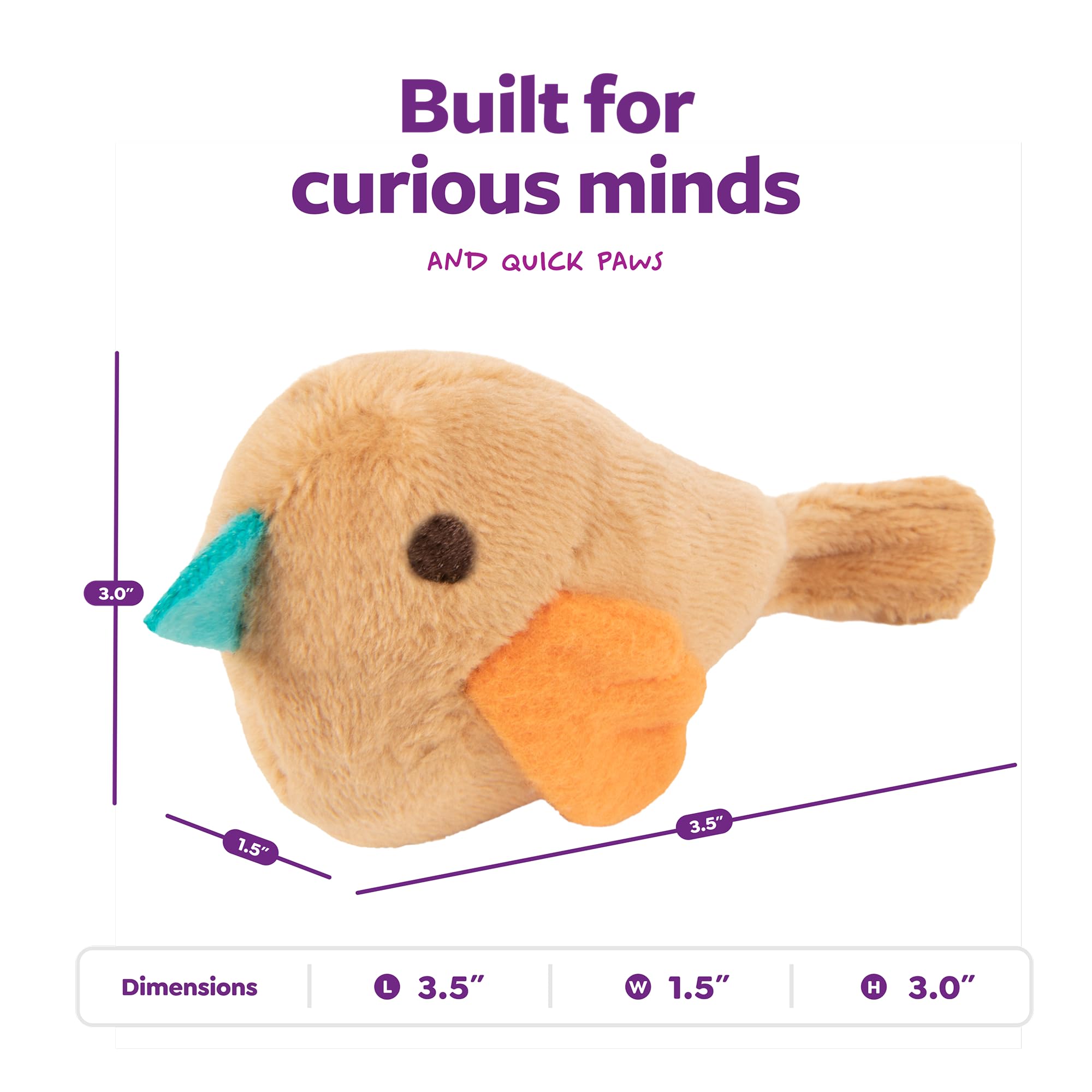 Chickadee Chirp con movimiento estimula ejercicio y exploración constante