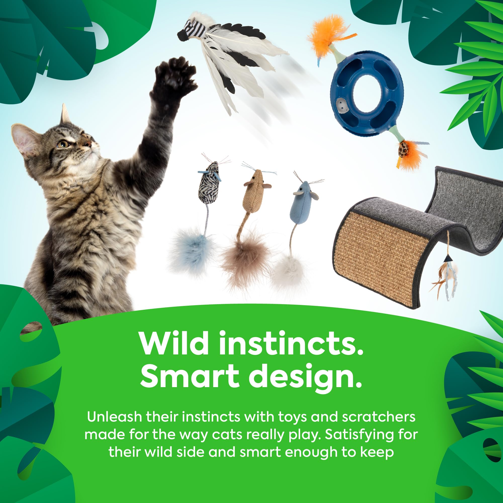 SmartyKat Hidden Hijinks: juego independiente ideal para gatos que juegan solos
