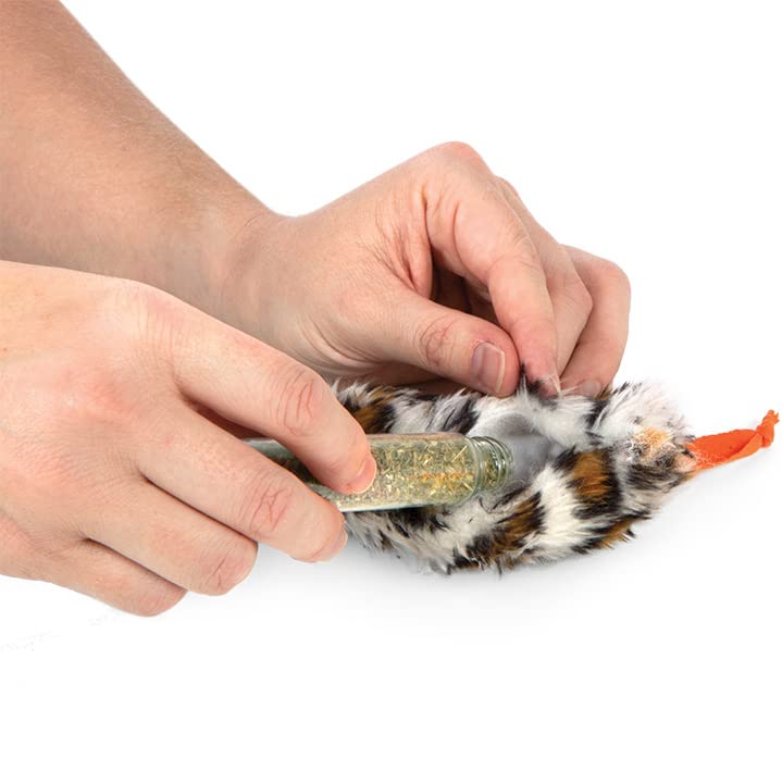 SmartyKat Instincts Mouse N Mate cuerpo de peluche rellenable: facilita reabastecimiento.