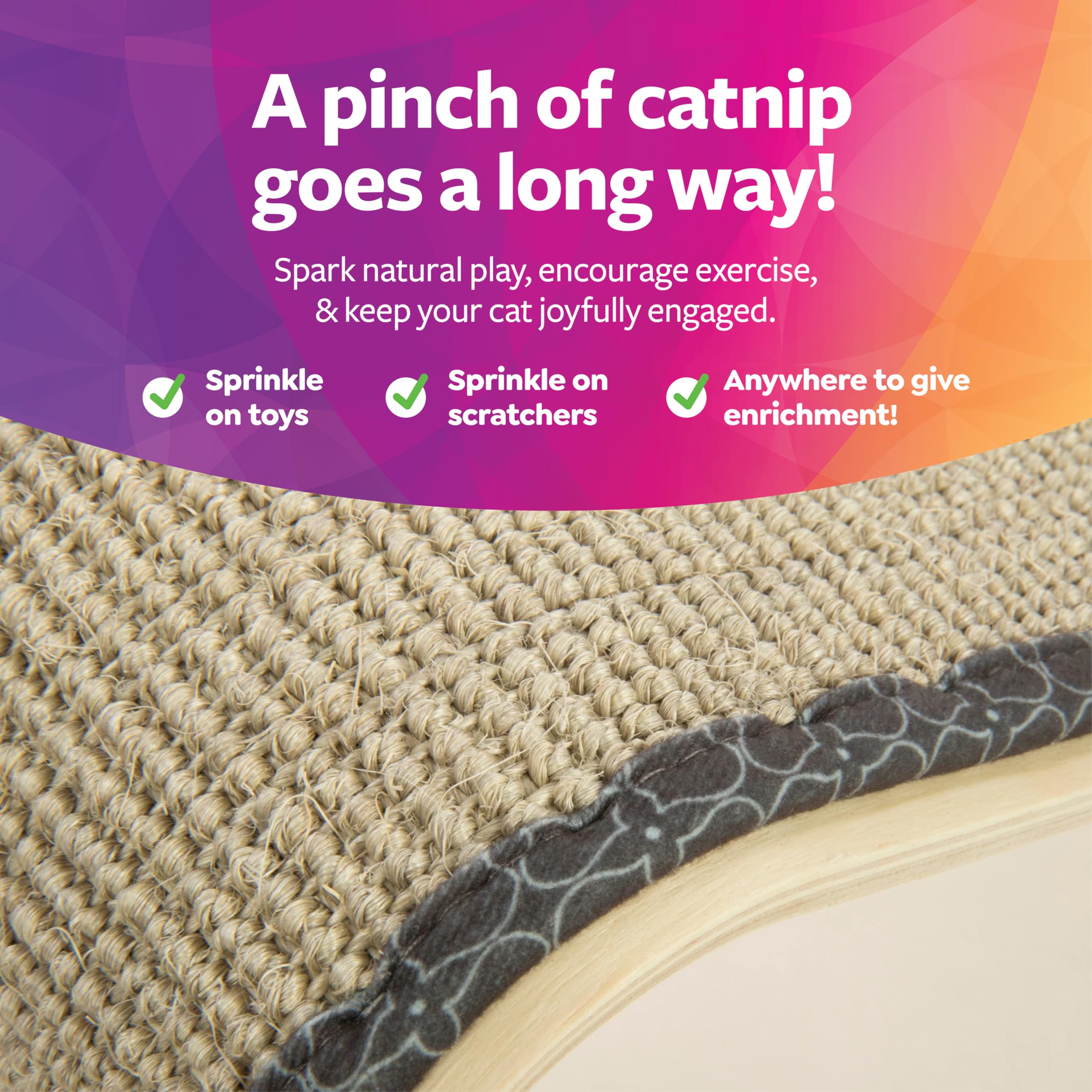 Menta para gatos orgánica incluida para incentivar juego