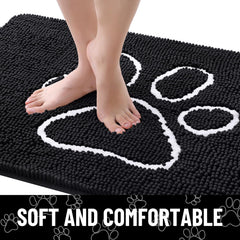 Smiry alfombra antideslizante de base de goma evita deslizamientos
