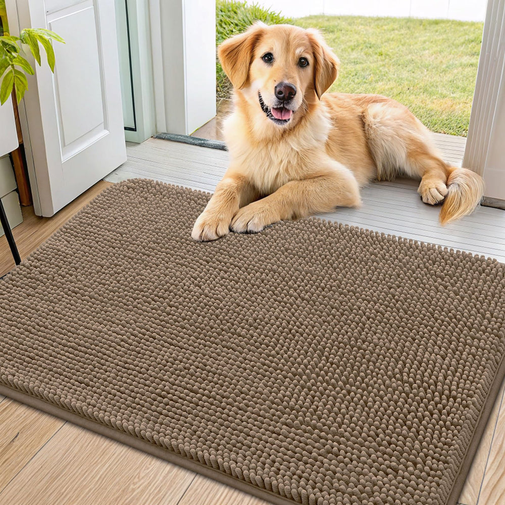 Alfombra Smiry para la entrada con enfoque patas mojadas y absorbe humedad
