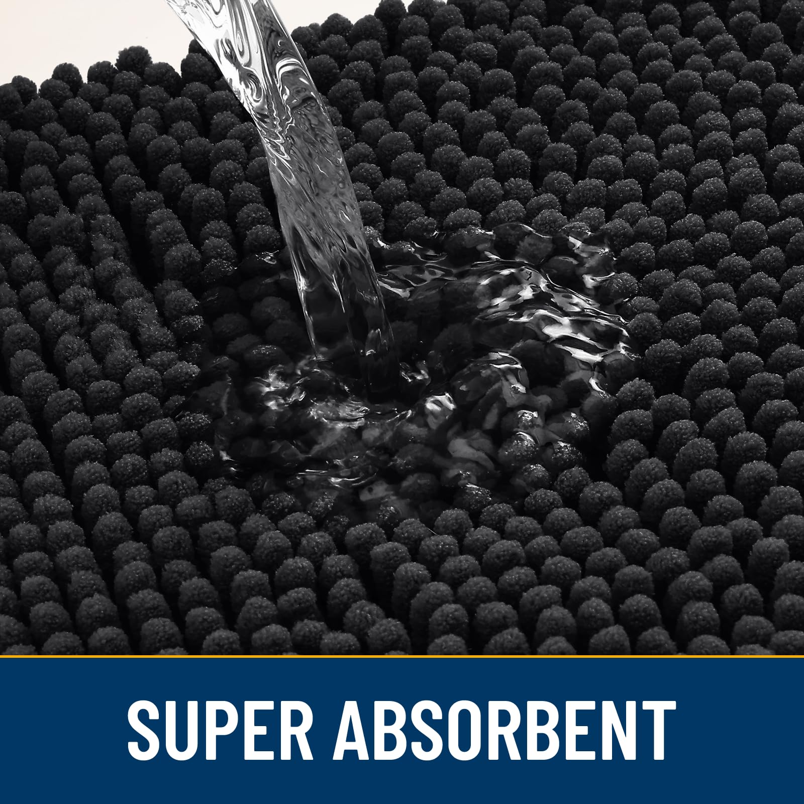 Smiry alfombra con respaldo antideslizante para evitar desplazamientos.