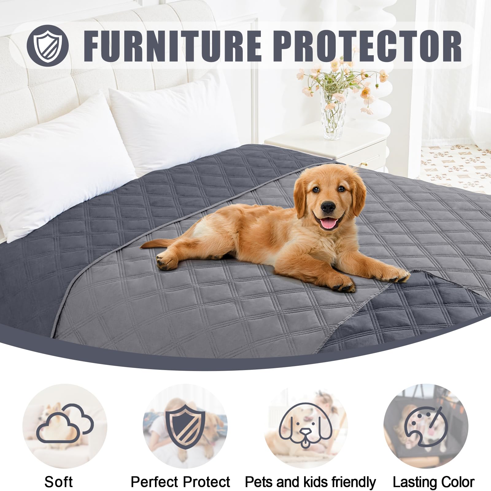 Smiry funda multiuso para sofá y cama de mascotas.