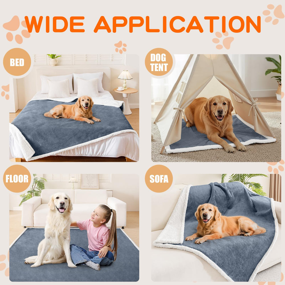 Manta Smiry talla 50x60; cubre asientos grandes y camas para perros.