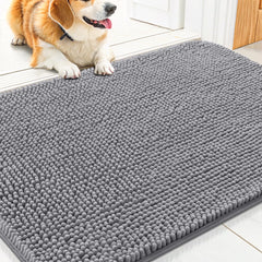 Smiry alfombrilla para perros absorbe agua y suciedad en la entrada