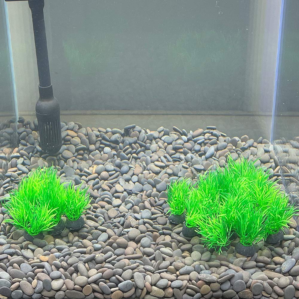 Planta artificial verde Smoothedo-Pets ideal para enriquecer escenas submarinas
