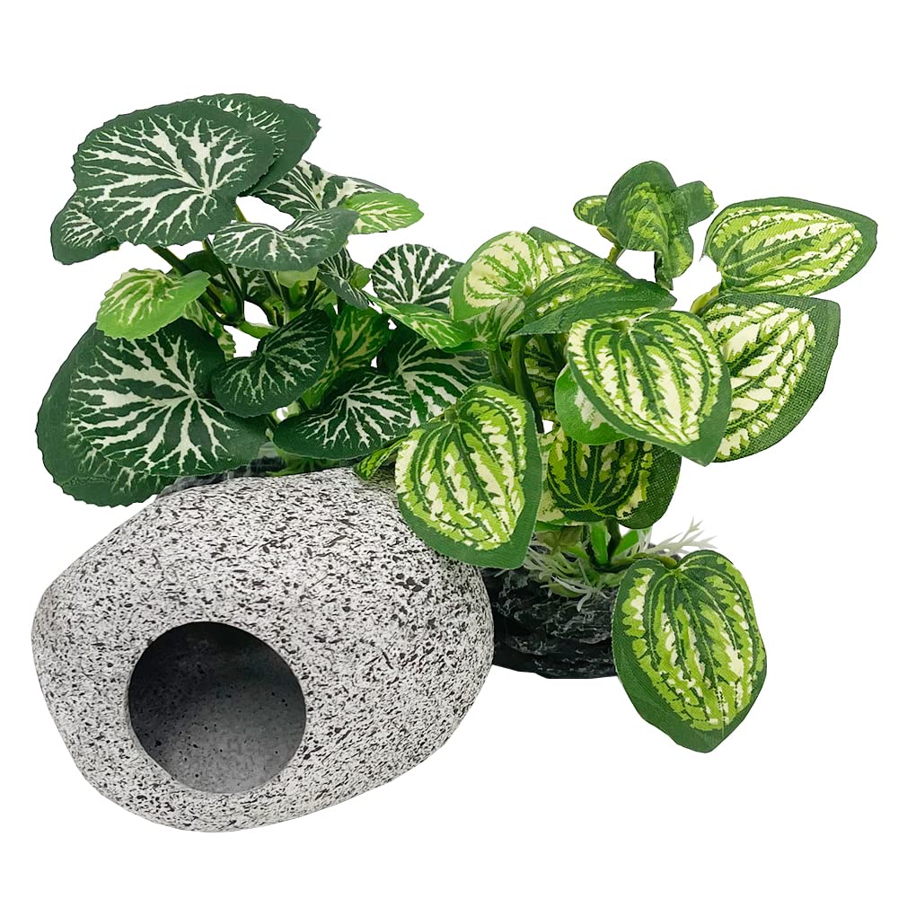 Smoothedo-Pets plantas de seda para acuario Betta, 4 pulgadas, refugio seguro para peces.