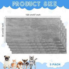 Manta lavable SmoothNovelty para conejillo de indias, gris, protege superficies
