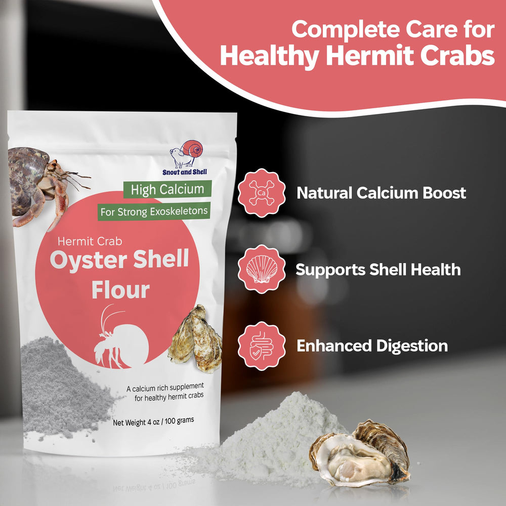 Snout and Shell: granulado fino de concha de ostra para dosis constante