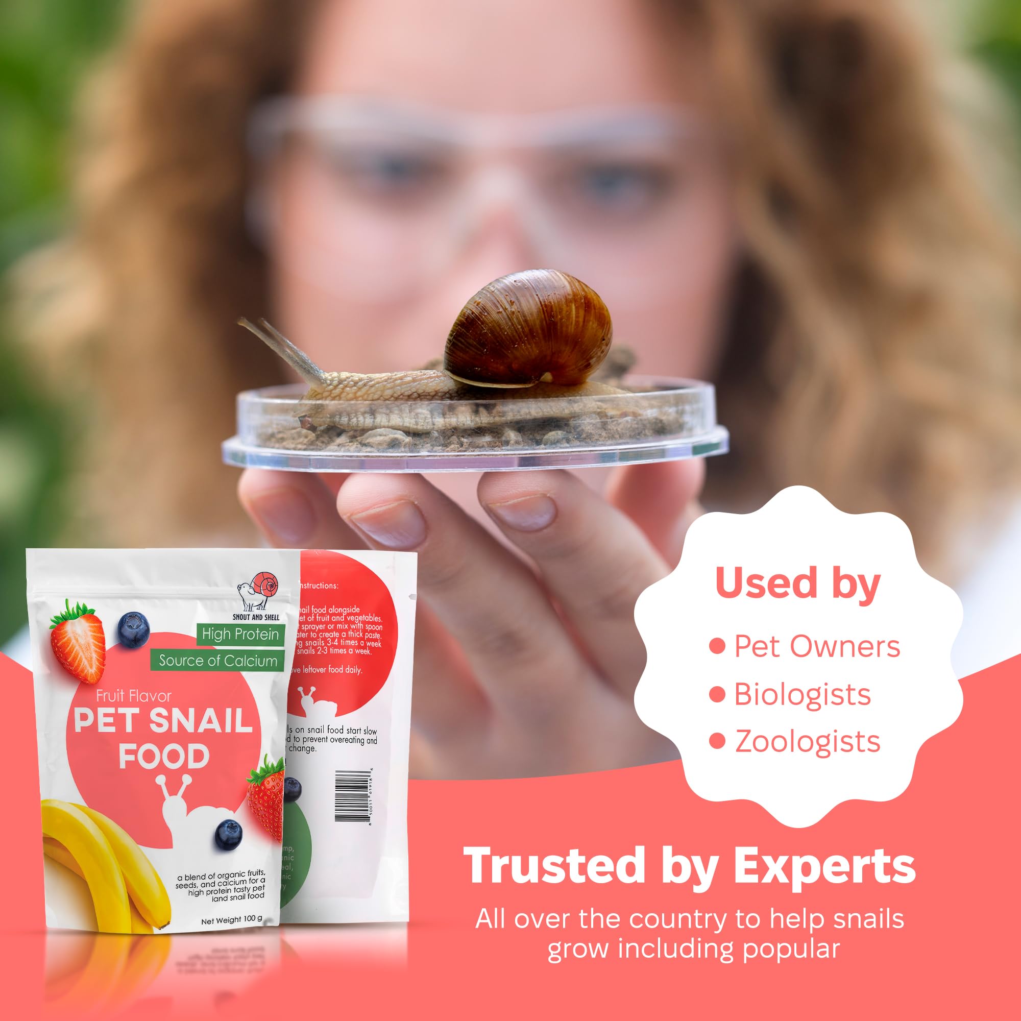 Snout and Shell: sabor fruta natural para caracoles