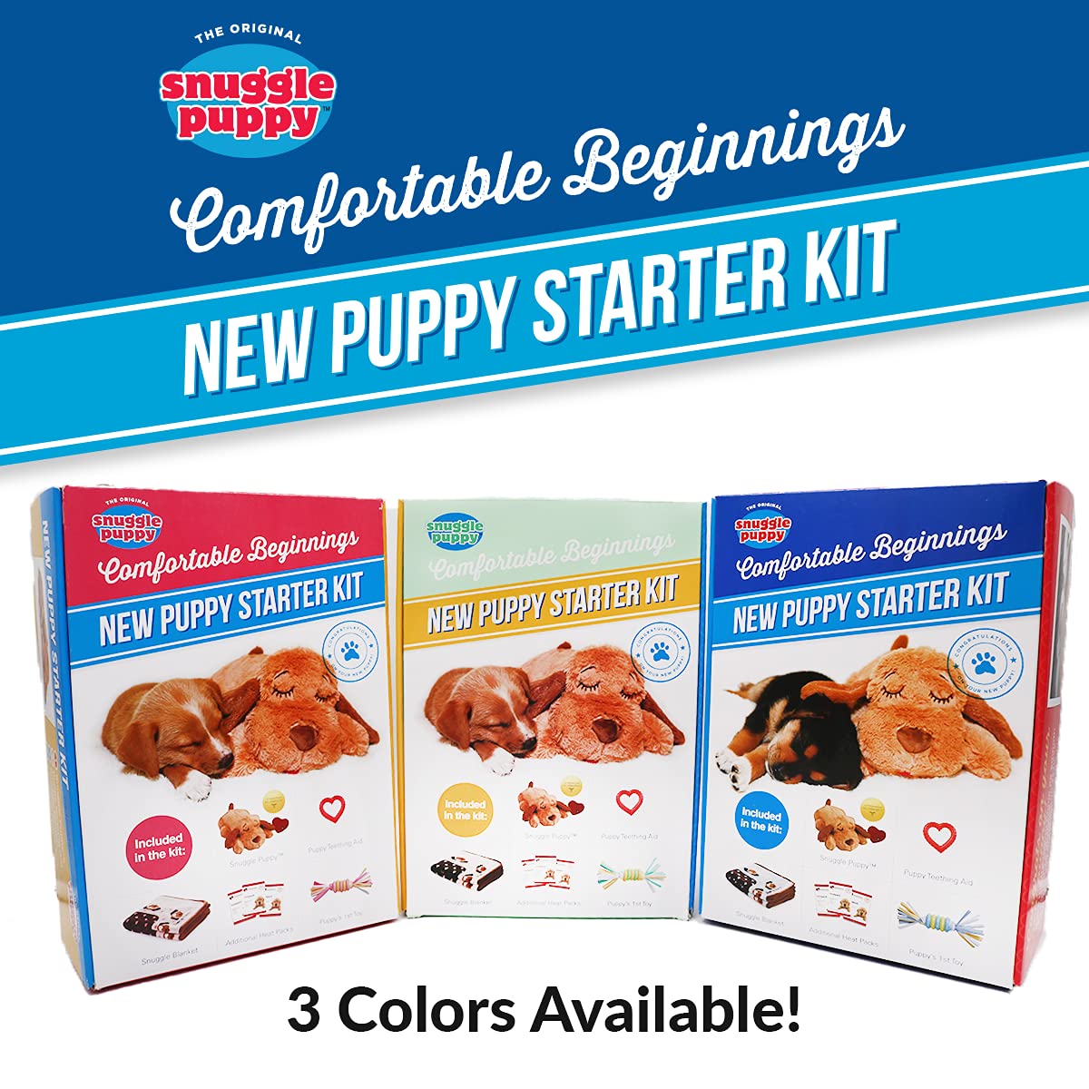 Snuggle Puppy, juguete masticable para morder y entretener.