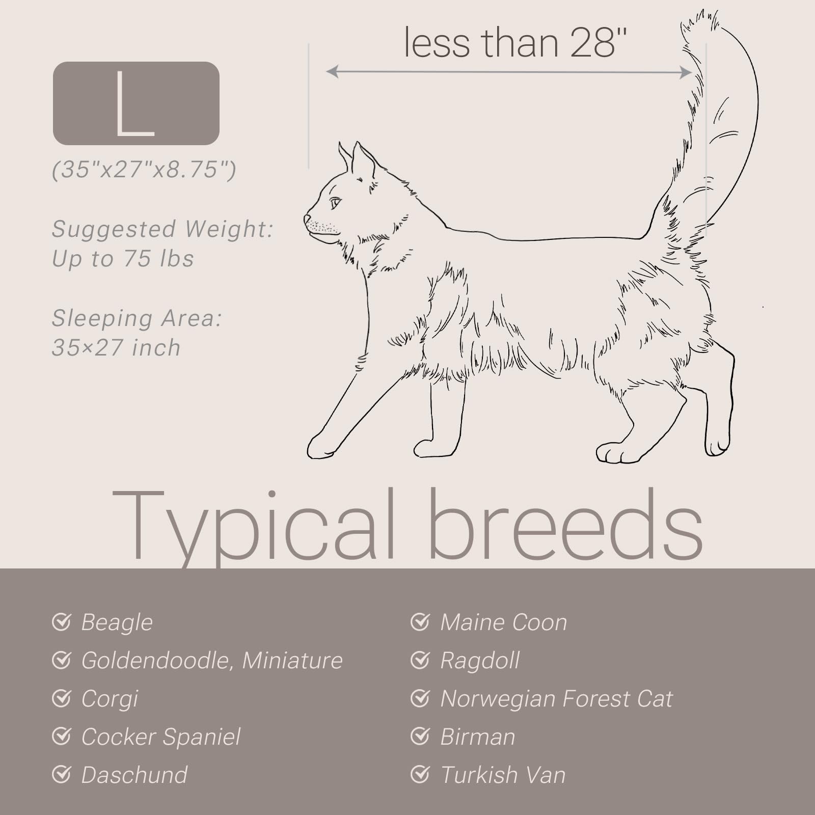 Soft Touch ideal para perros medianos y grandes en casa.
