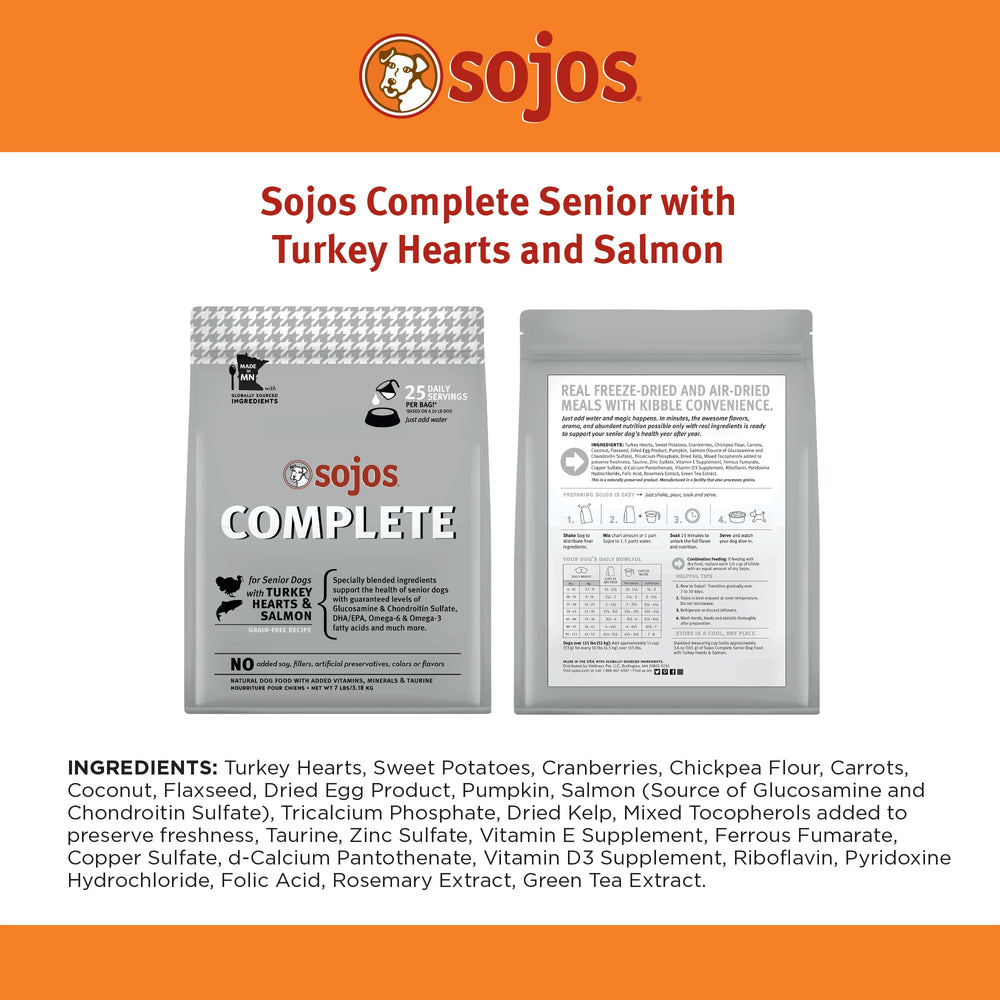 Sojos Complete combinación completa y balanceada, práctico para dueños ocupados.
