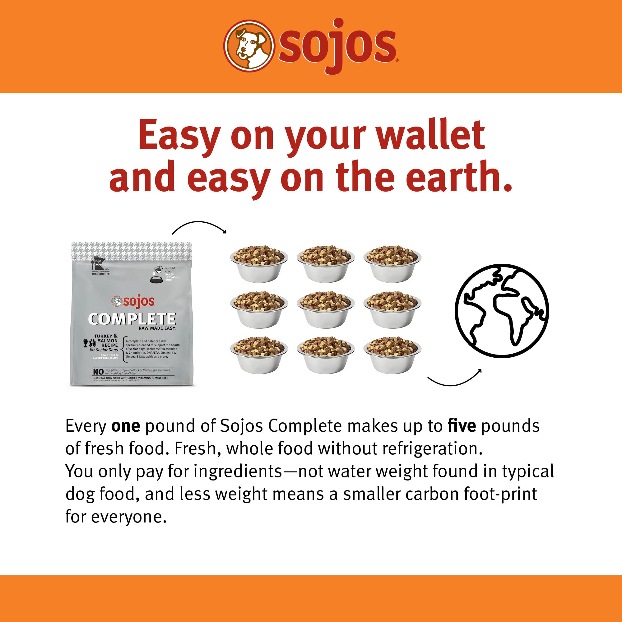 Sojos Complete proceso de deshidratación seguro conserva sabor y nutrientes.