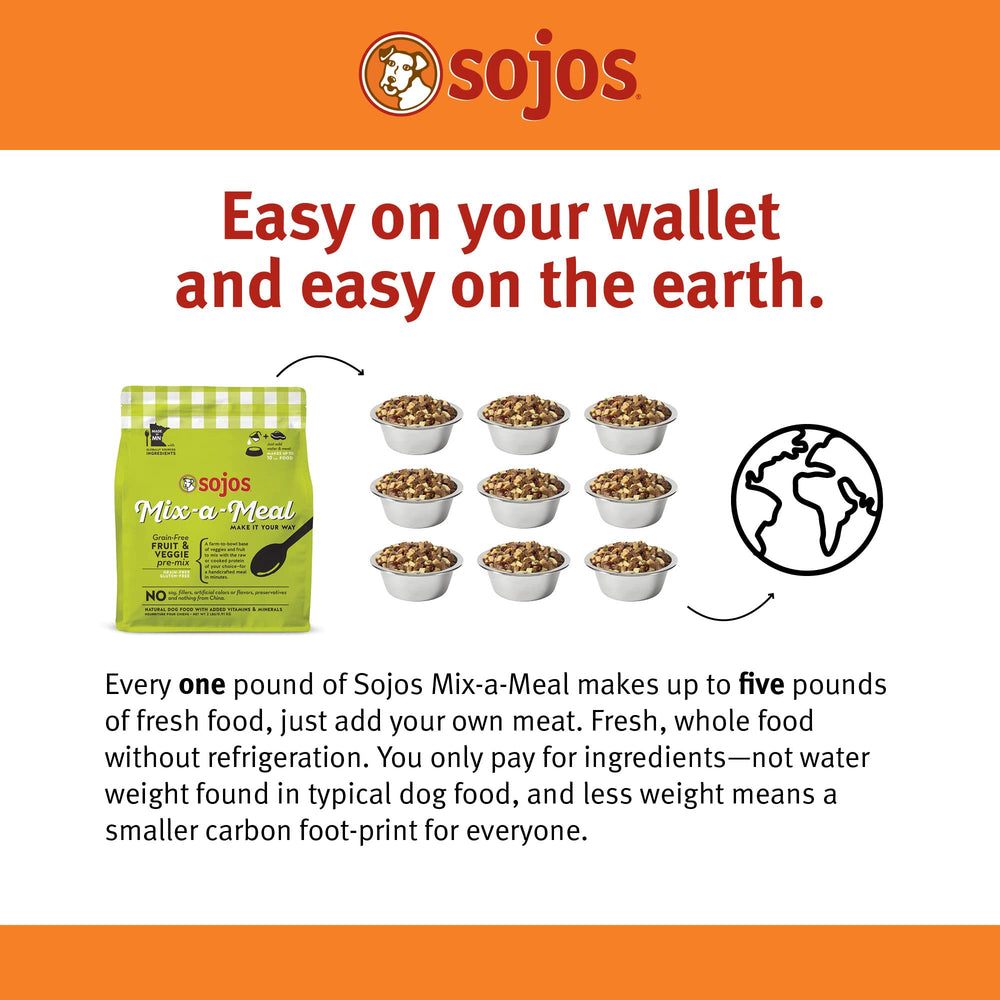 SOJOS Mix-A-Meal prepara comidas rápidas con agua