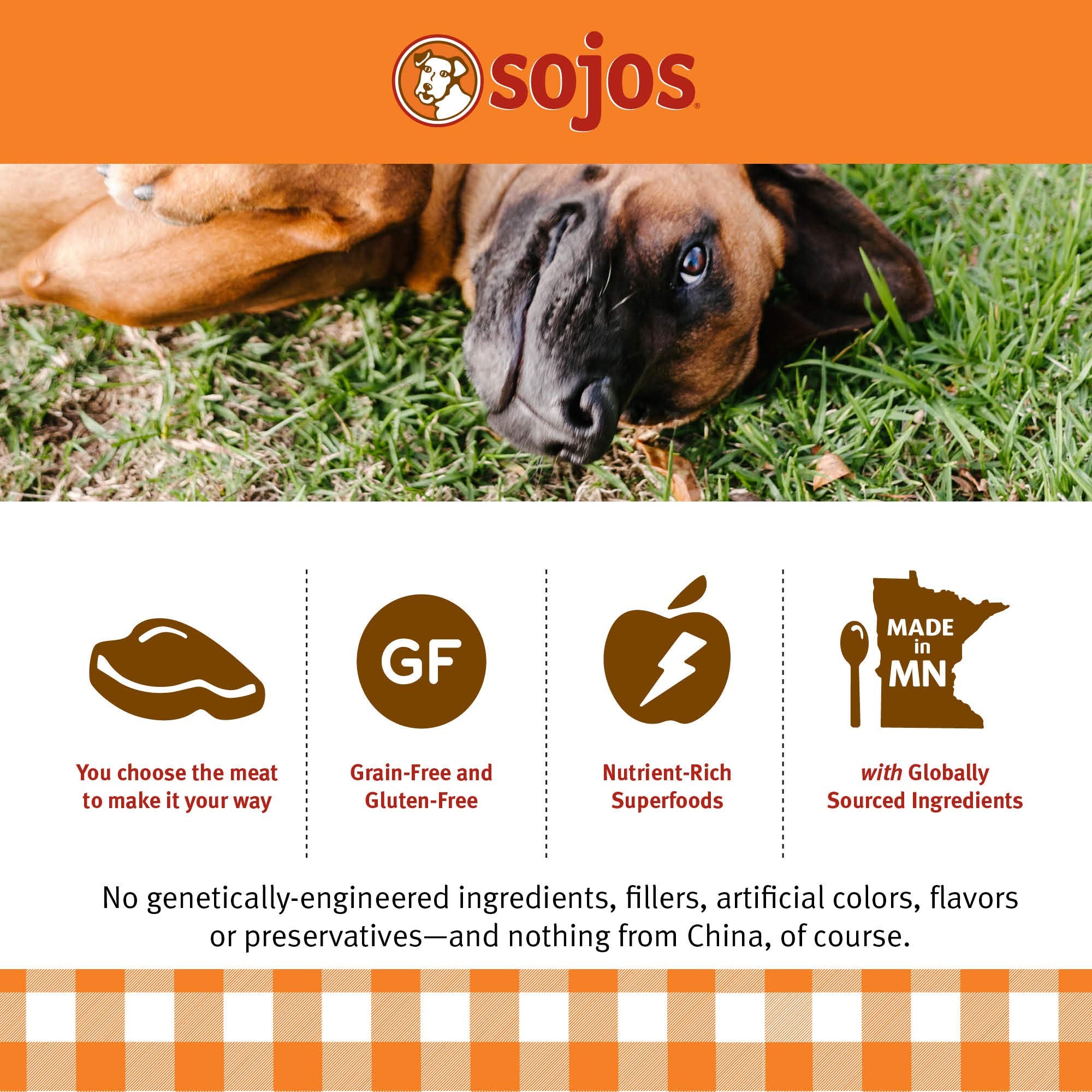 SOJOS Mix-A-Meal proceso liofilizado que mantiene sabor y nutrientes