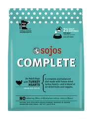 Sojos Receta de Pavo para perros, bolsa azul lista para hidratar.