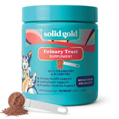 Solid Gold Berry Balance: bote del suplemento para salud urinaria canina.