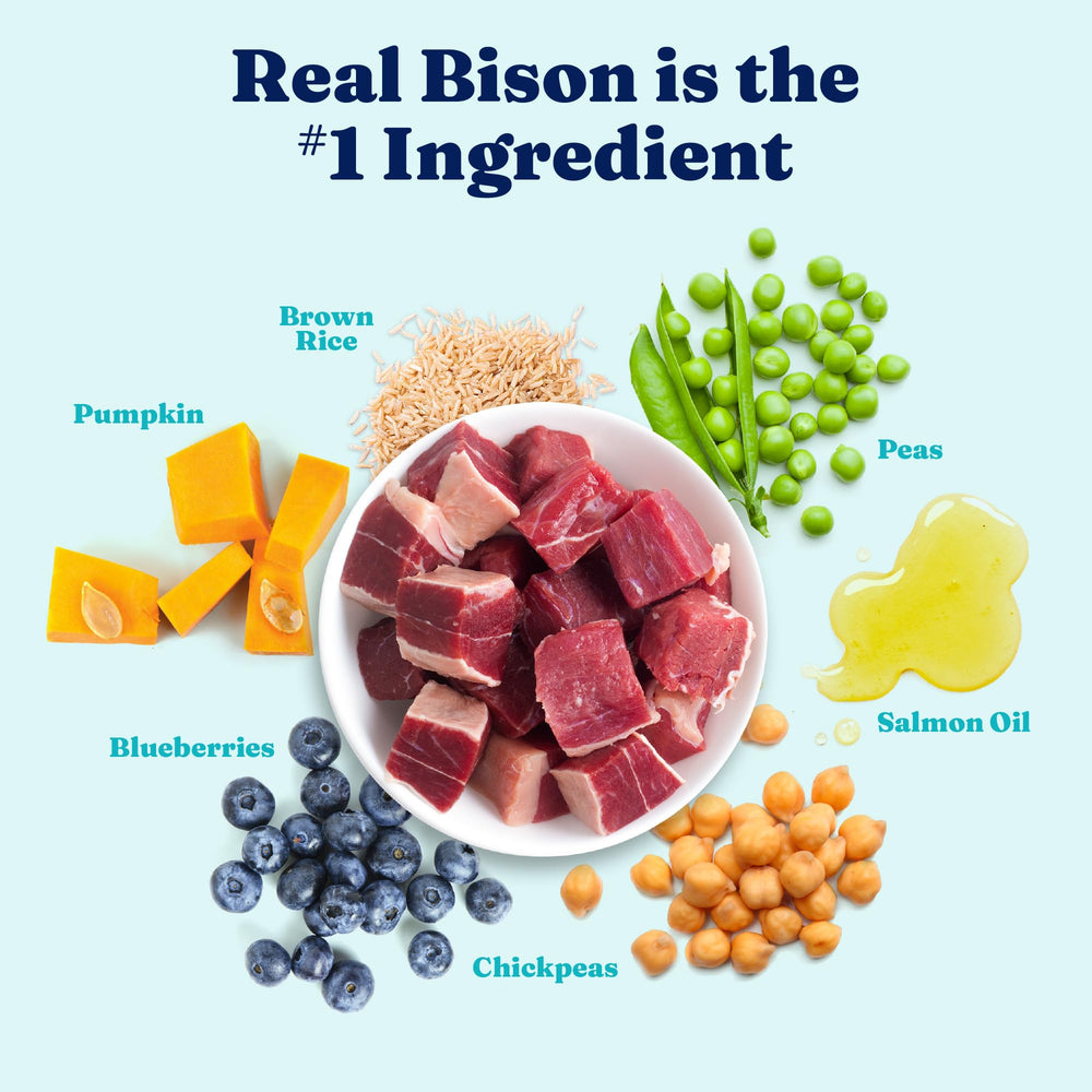 Solid Gold Bison con Omega 3 para pelaje brillante y articulaciones saludables
