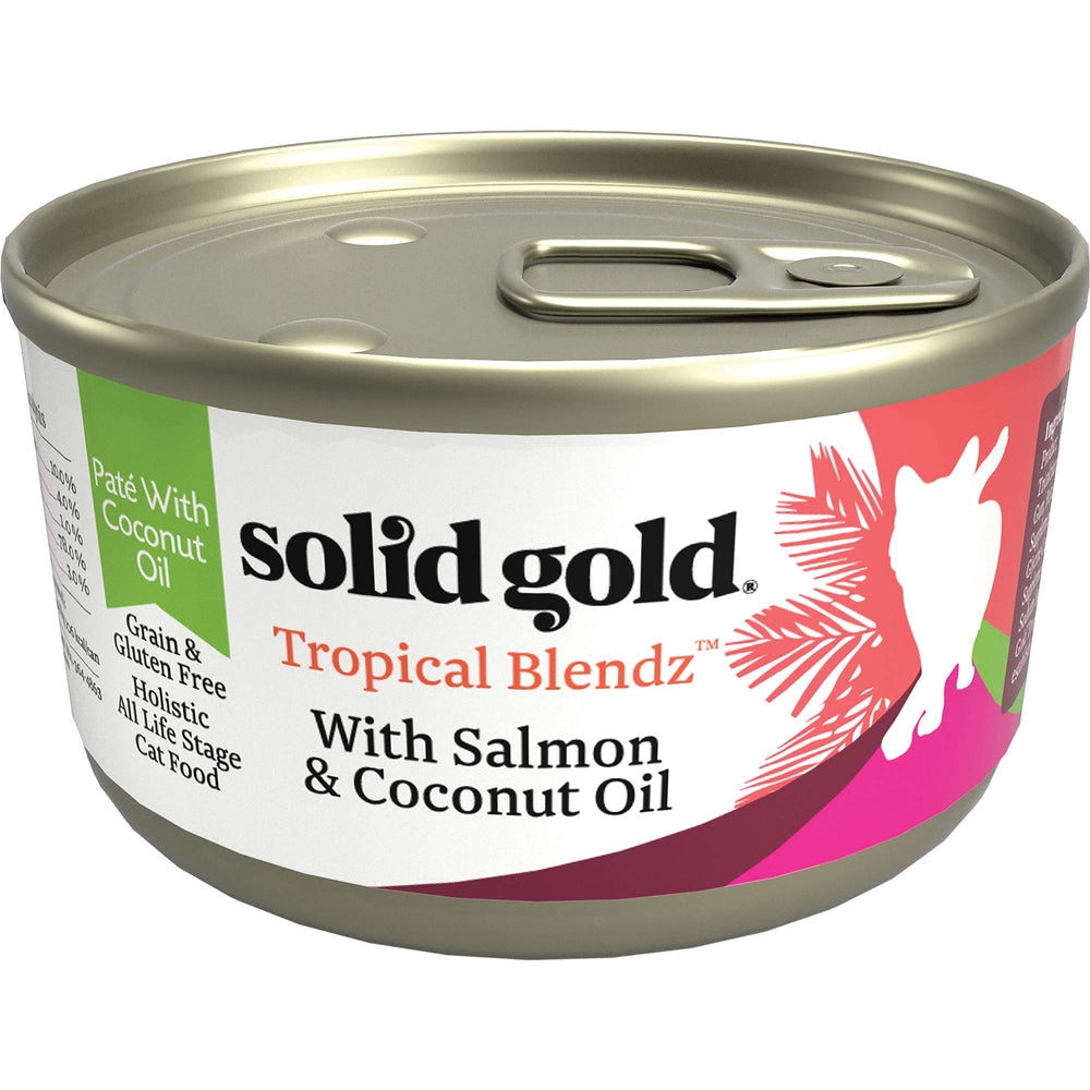 Solid Gold brillo-de-pelo-cuidado-de-piel, pate con aceite de coco.