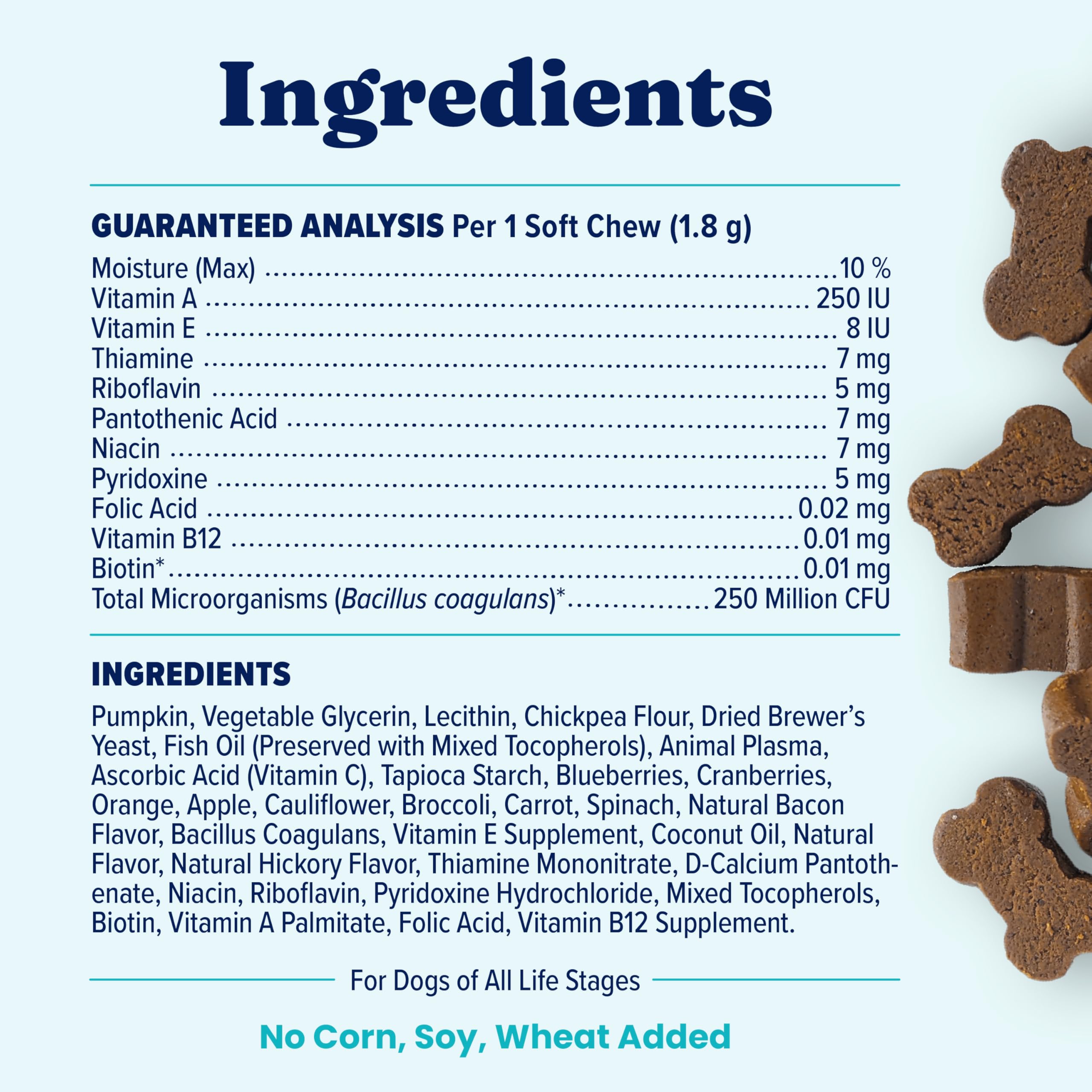 Solid Gold Dog Multivitamin, dosis diaria simple para perros activos.
