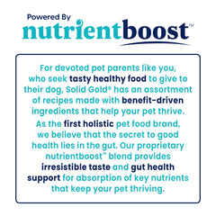 Solid Gold Nutrientboost calabaza Topper, aporta proteínas y aminoácidos para la digestión.