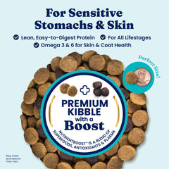Solid Gold con probióticos para digestión saludable en perros.