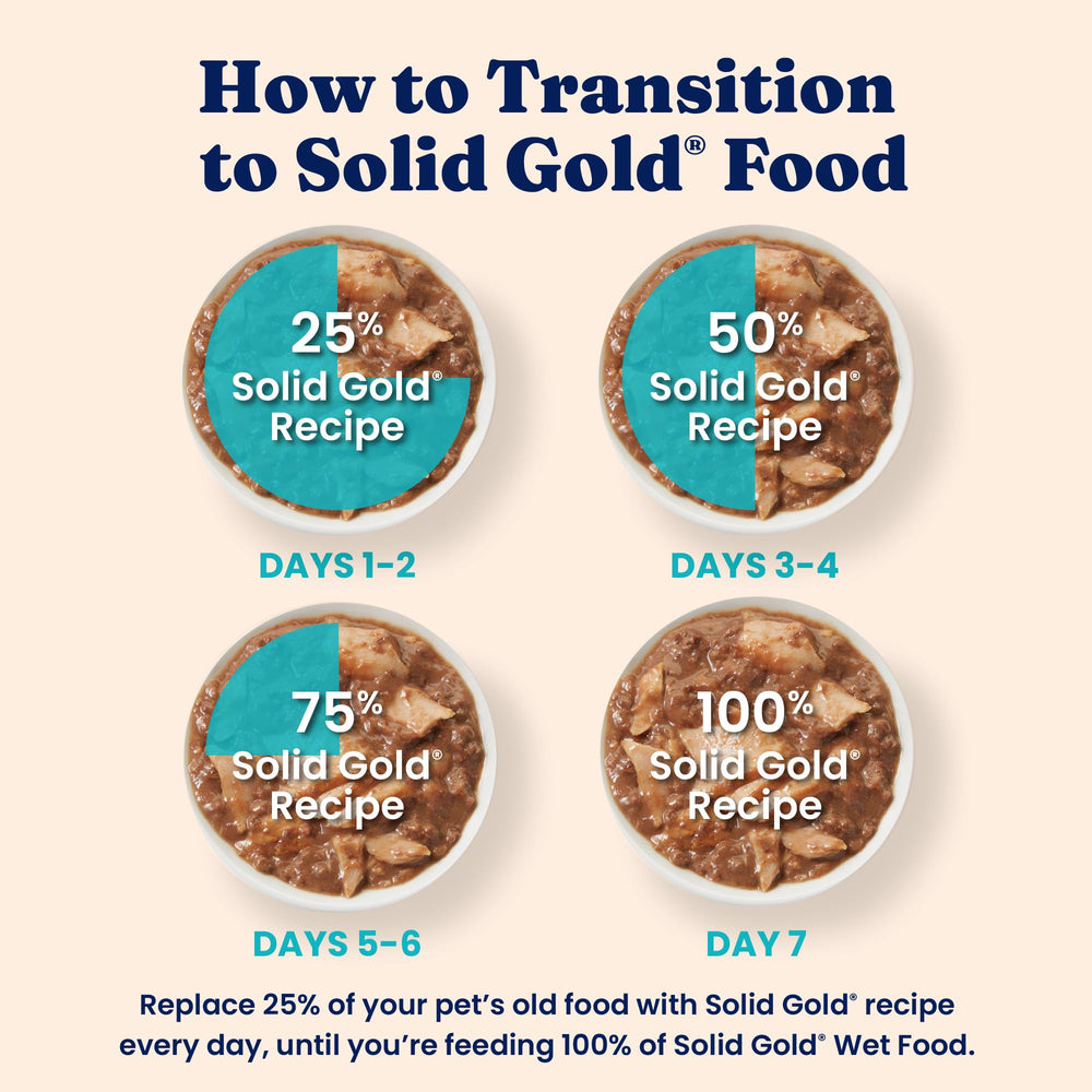 Solid Gold receta con taurina y vitaminas para la nutrición diaria.