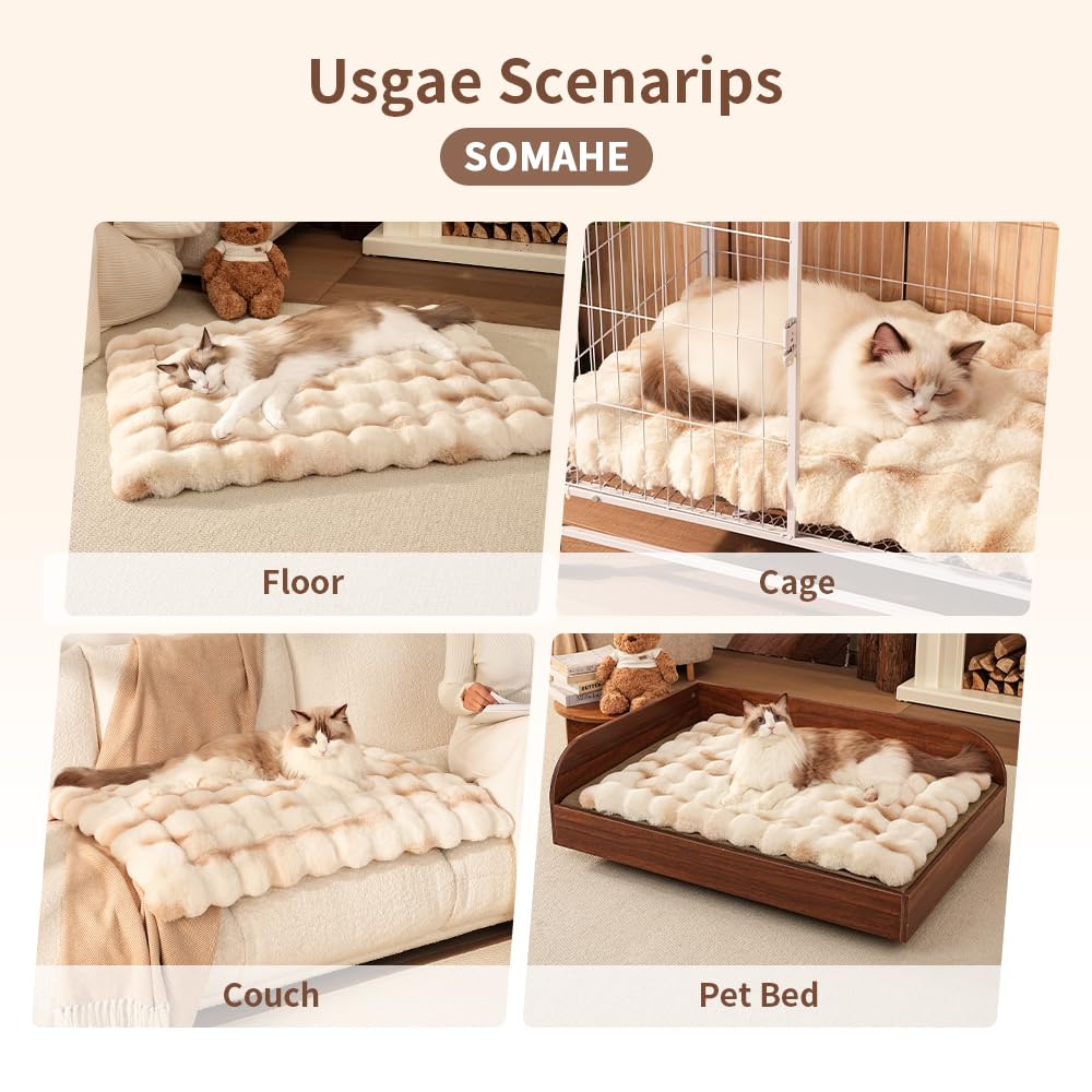 SOMAHE cama gatos lavable a máquina facilita la limpieza.