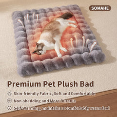 SOMAHE cama de gato con base antideslizante para superficies lisas.