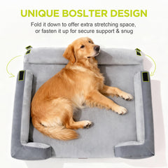 Song Puppy bolster plegable para cama de perro con acceso fácil