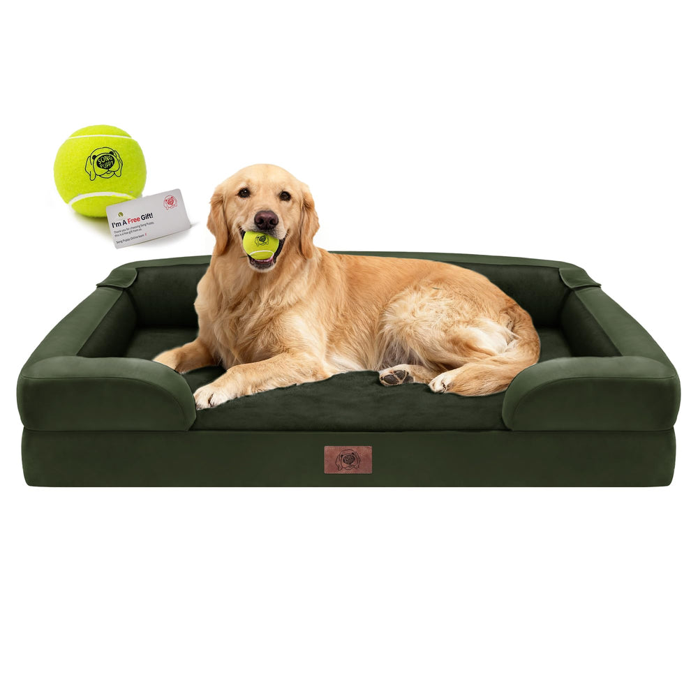 Song Puppy cama-xl con soporte ortopédico para perros grandes.
