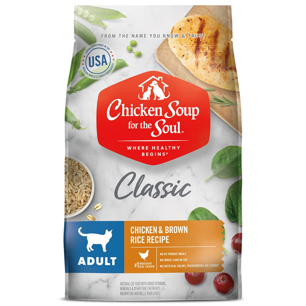 Sopa de Pollo para el Alma: pollo real como primer ingrediente para gatos activos