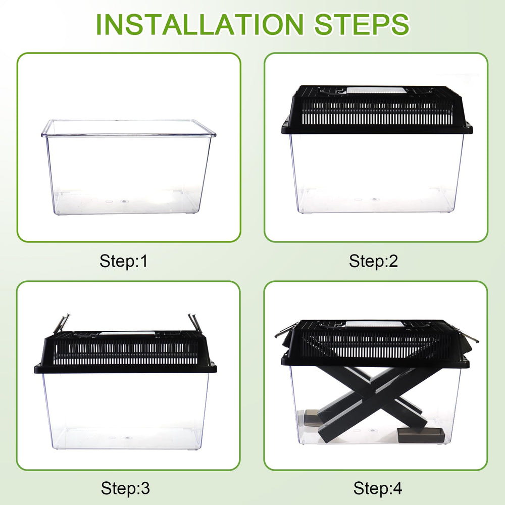 SORWATEE Cuenco de alimento para grillos, distribución uniforme de nutrientes.
