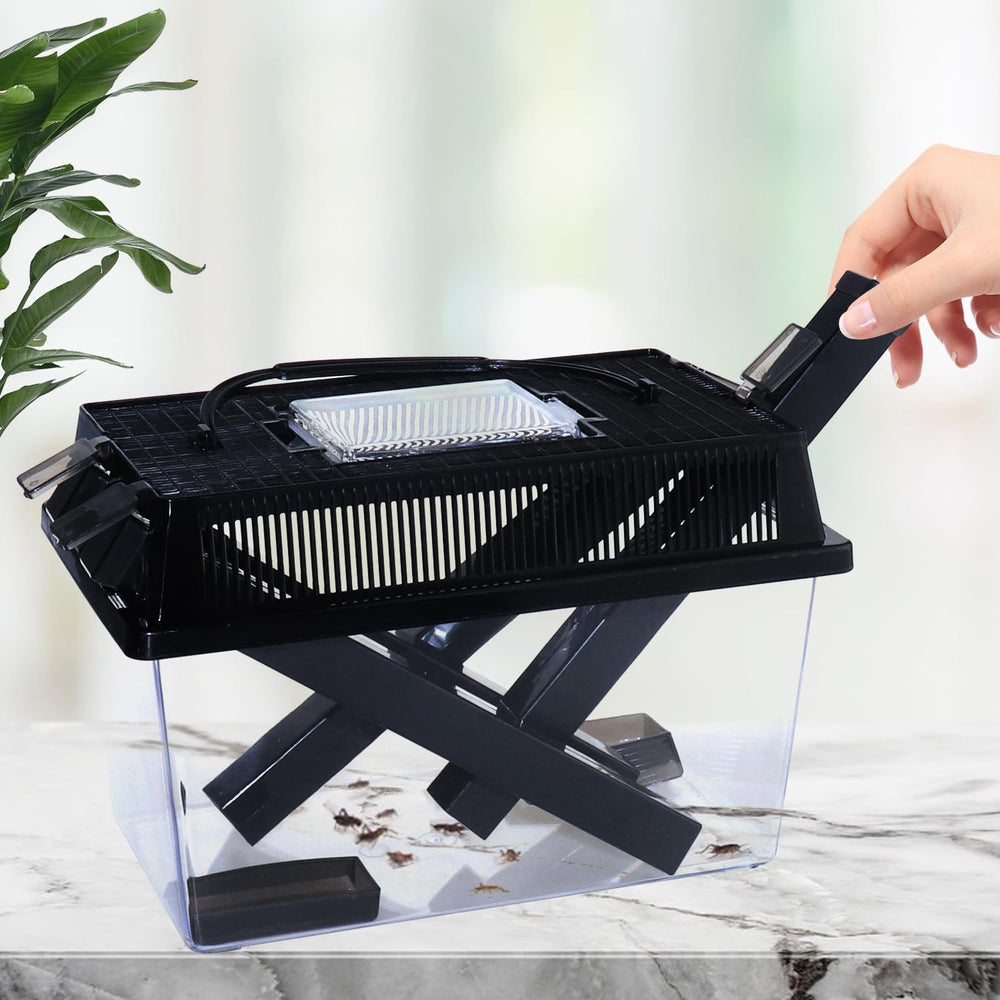 SORWATEE Tubos dispensadores para grillos, dosifica la comida con precisión.