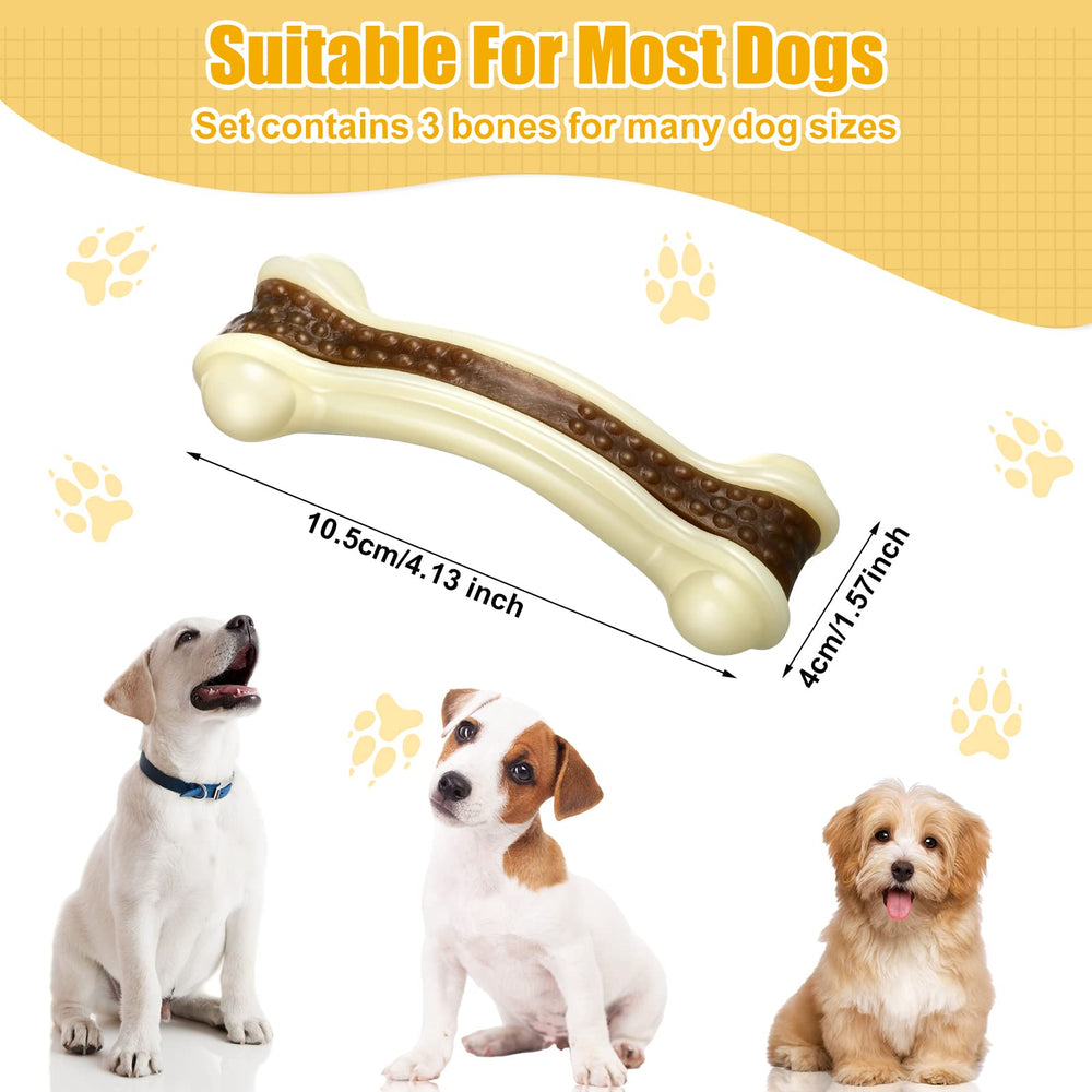Mordedor de nylon para dientes ternera, apto para perros medianos y grandes.