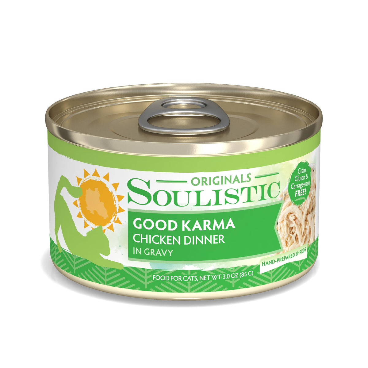 Soulistic Originals: lata de 3 onzas, proteína de calidad para dieta diaria.